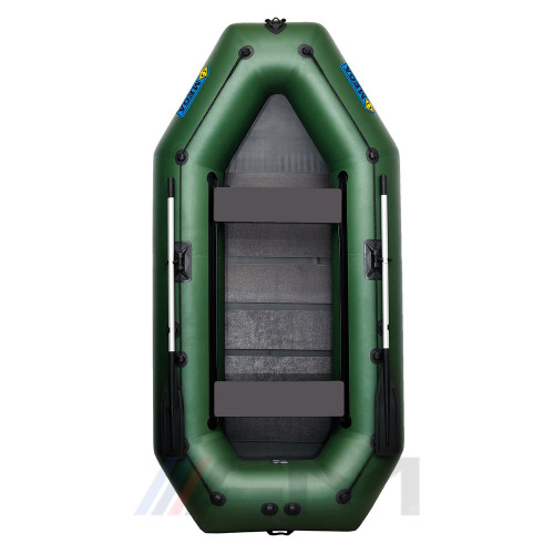 OMEGA - Надуваема гребна лодка с твърдо дъно 300 LST PS Active зелена